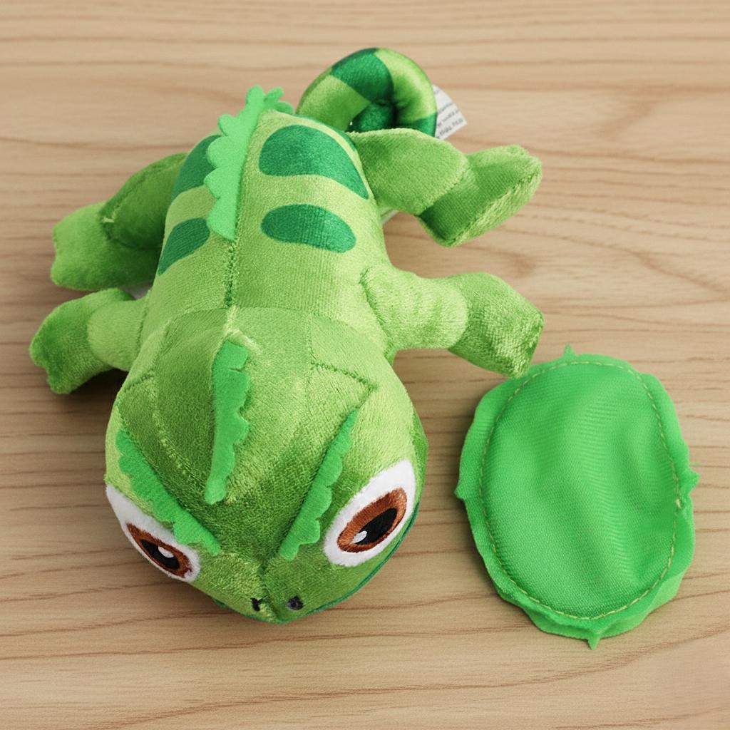 Pascal Rapunzel Chameleon Plush Toy , Realistic Stuffed Reptile Animal ...