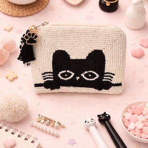Beaded Cat Purse - Etsy display picture 3