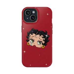 Handyhülle mit Betty-Boop-Motiv (mit Tränen) | Stoßfeste Hülle