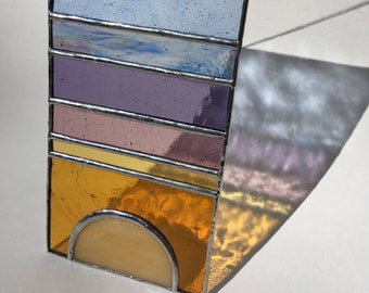 Modern Stained Glass Etsy