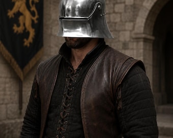 Handmade 15th Century Sallet Helmet | German Knight Armor