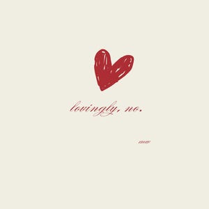 Lovingly, No. Minimalist Print (Digital Download)