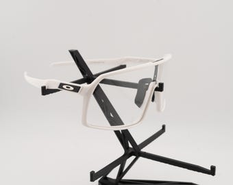 Sportbrille mit weißem Rahmen