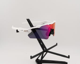 Sport Glasses White Frame & Red/Purplish Lens