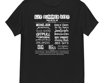 Gitサマーフェスティバル オタク向けユニセックスTシャツ、プログラマー＆DevOpsギフト