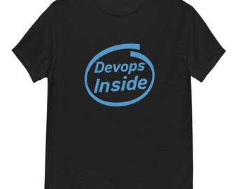 Devops Inside geek unisex T-Shirt, programmer & devops gift