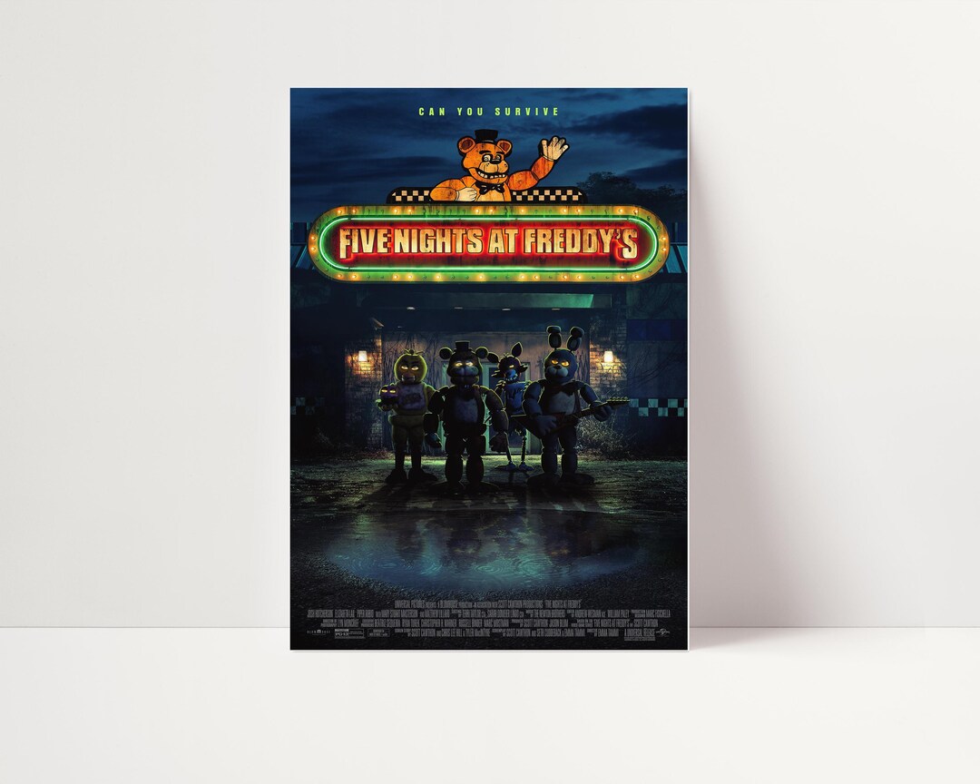 Five Nights at Freddy's 2 Movie Poster Print Wall Art A4 A3*BUY 2 GET 1 ...