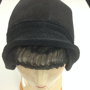 OAK 1930's Flapper STRAW Vintage Cloche HAT