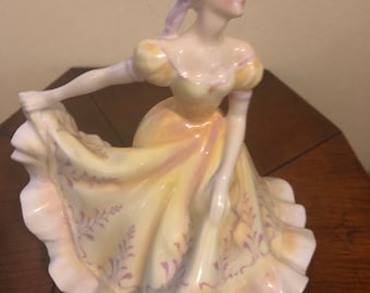 VIntage Porcelain ROYAL DOULTON Porcelain Female Figurine Collectible Ninette