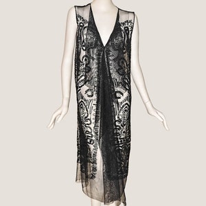 On Sale!! RARE Vintage Black Mesh and Embroidery BCBG Max Azria Runway Cocktail - Etsy On Sale!! RARE Vintage Black Mesh and Embroidery BCBG Max Azria Runway Cocktail - Etsy