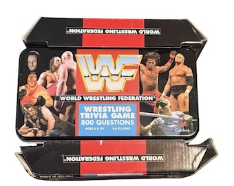 WWF Wrestling Trivia Game 100% Complete - Rookie Rocky By Maivia Stone Cold Card