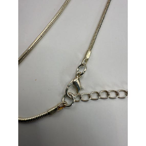 Kenneth Cole Silver Tone Rectangular Iridescent P… - image 6