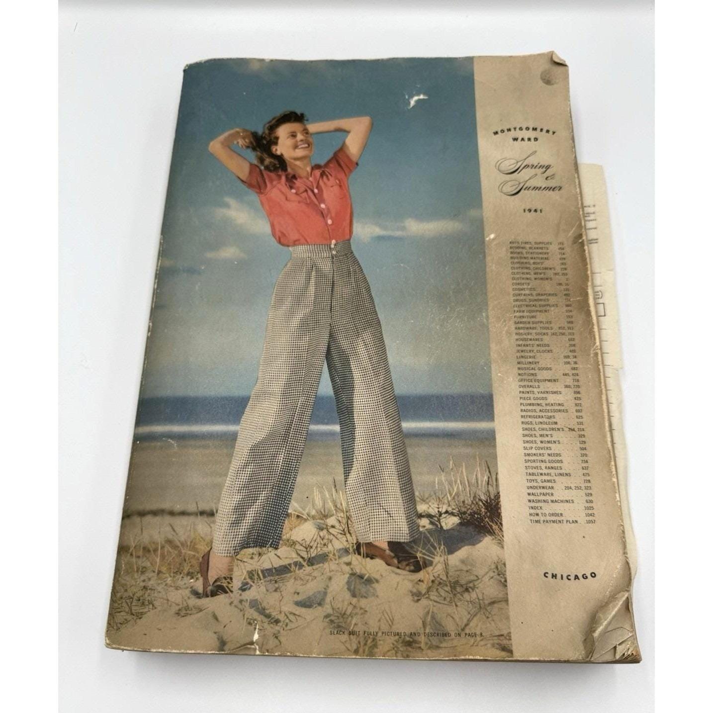 超希少 40's MONTMOGERY WARD カタログ アドバダイジング Montgomery Wards Memorabilia - Etsy