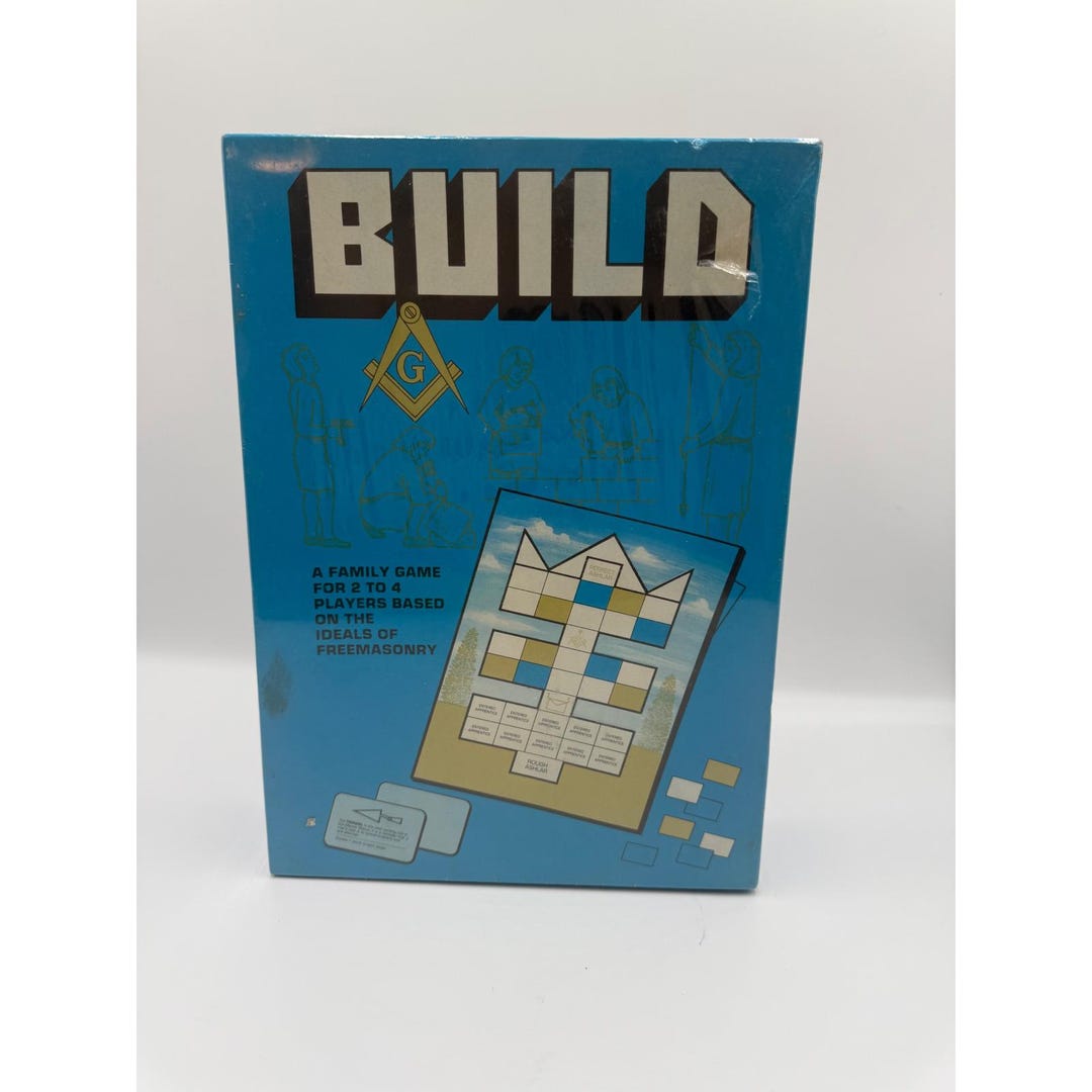 Vintage Build Freemasonry Board Game Masonic Family Strategy Game ...