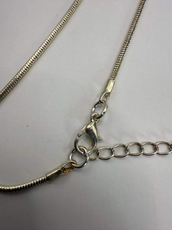 Kenneth Cole Silver Tone Rectangular Iridescent P… - image 6