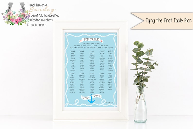 The Knot Seating Chart