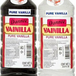 Danncy Pure Mexican Vanilla Extract 33oz Ea 1 Dark & 1 Clear Bottles Mexico