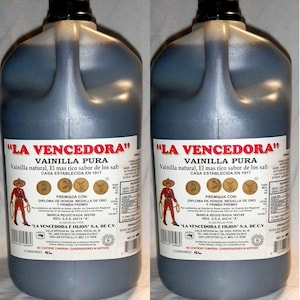The 2 X La Vencedora 1 Gallon Pure Mexican Vanilla Vainilla Extract From Mexico