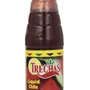 The 3 X trechas liquid chile Mexican Chamoy liquido 7.4oz (210g) fruits