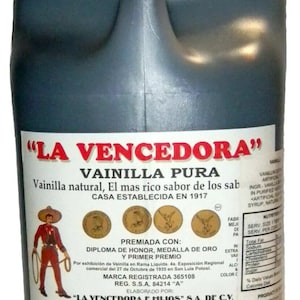 The 3 X La Vencedora 1 Gallon 4 Liters Pure Mexican Vanilla Vainilla Extract Mexico