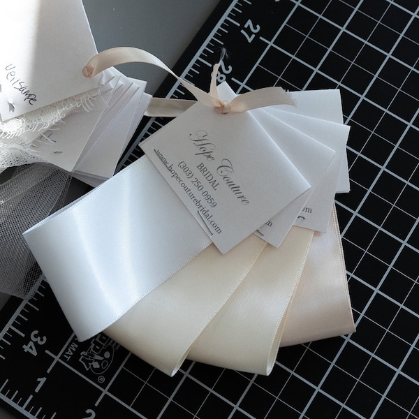 SWATCHES Satin Ribbon, Double Face trim for wedding veils wedding dresses and hats sewing projects hat trim