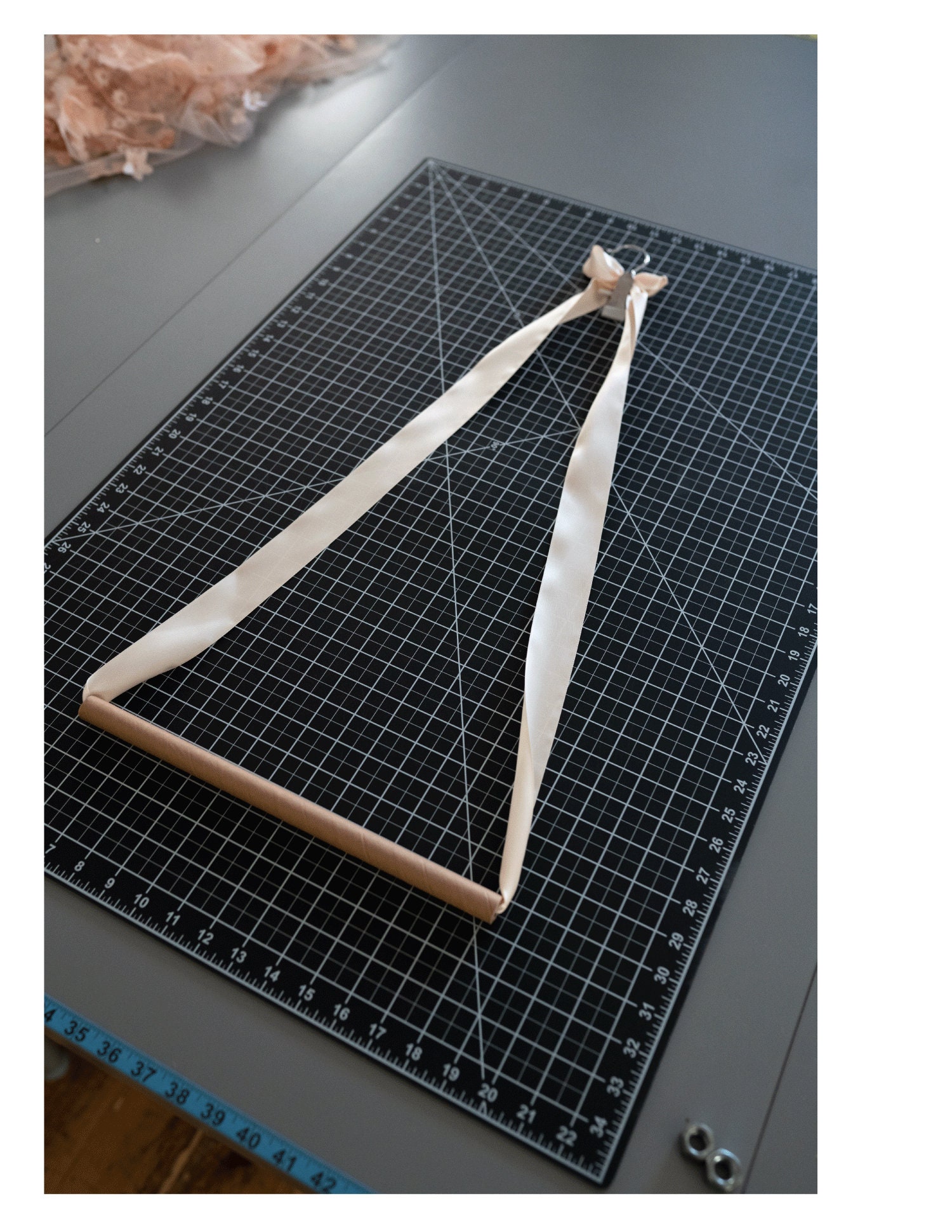 Long Veil Hanger, Garment Bag, Veil Storage, Custom Hanger, Wedding