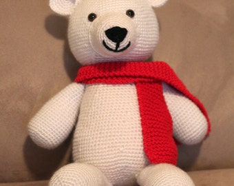 Shaun the Polar Bear Amigurumi Crochet Pattern