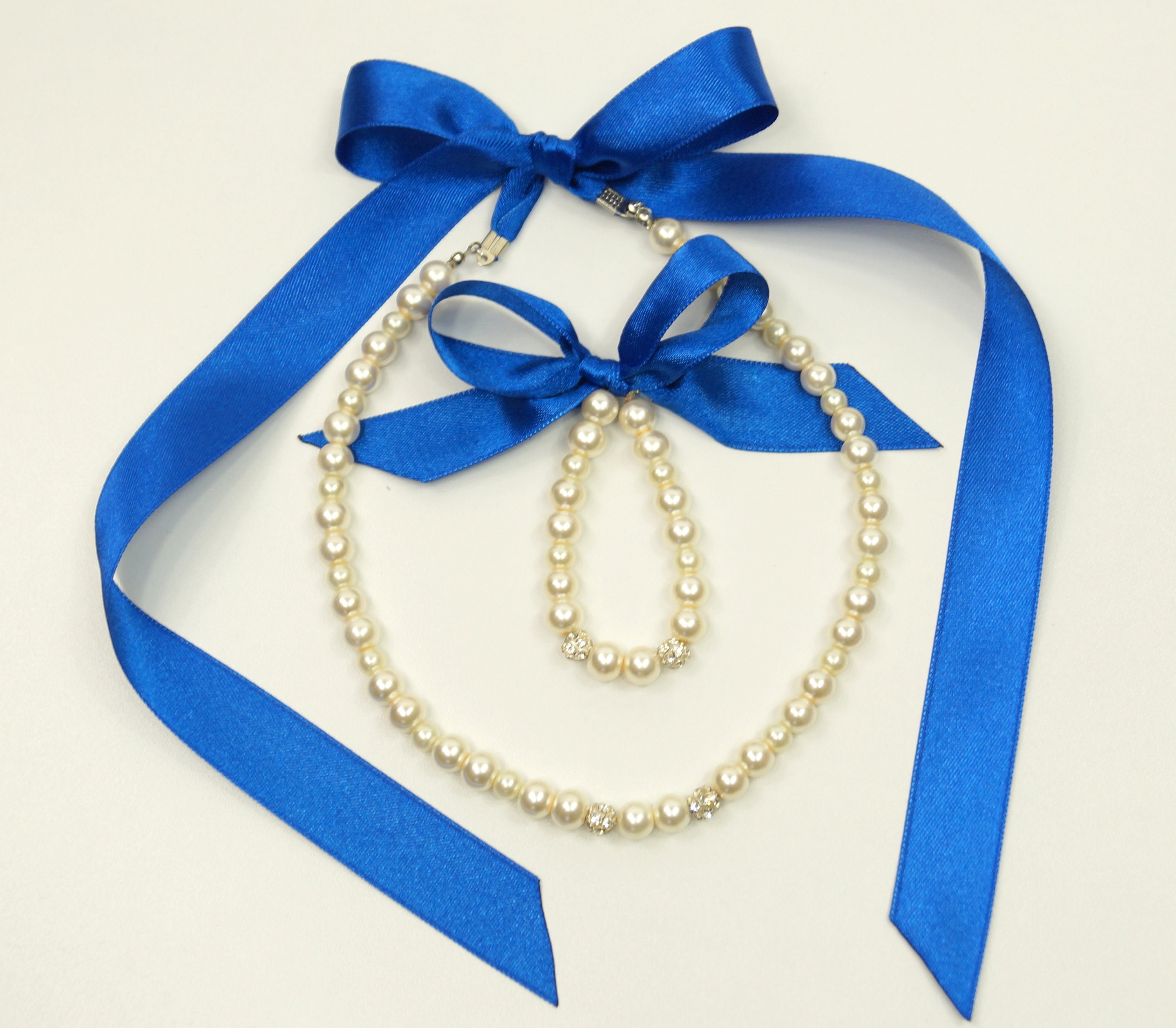 Flower girl jewelry/Flower girl pearl jewelry set necklace and Etsy