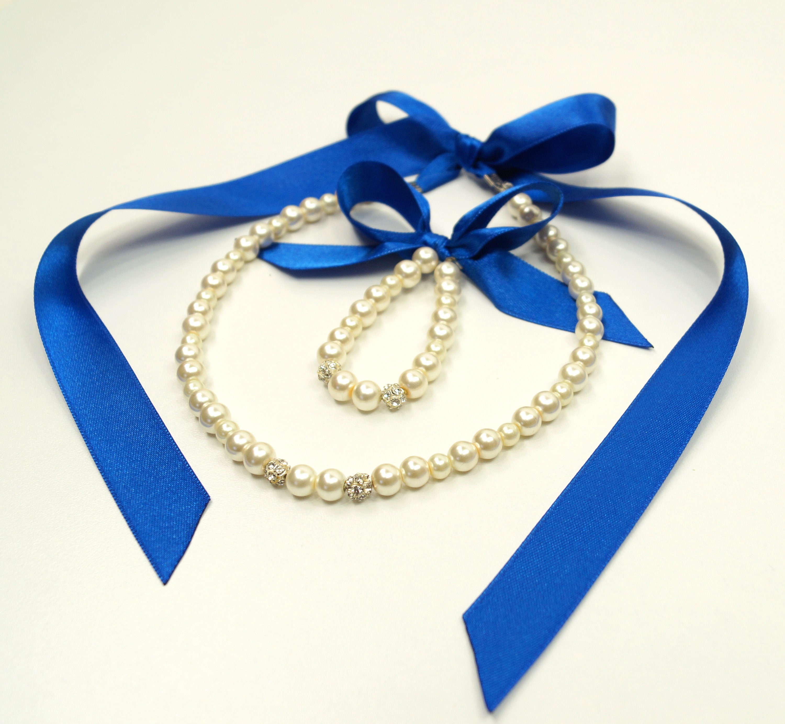 Flower girl jewelry/Flower girl pearl jewelry set necklace and Etsy