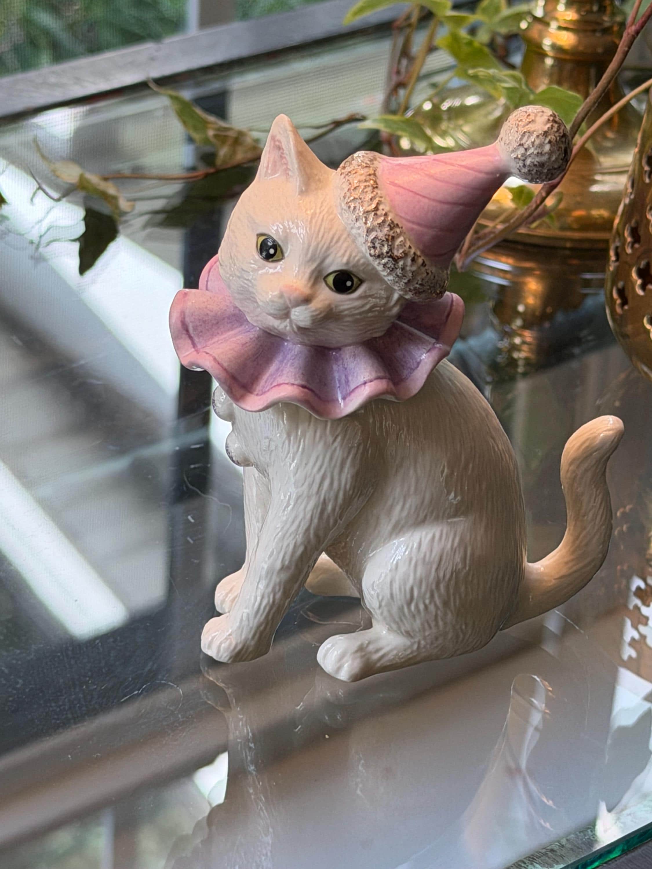 Lenox Cat Figurine - Etsy
