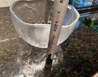 Kosta Boda vintage glass bowl.