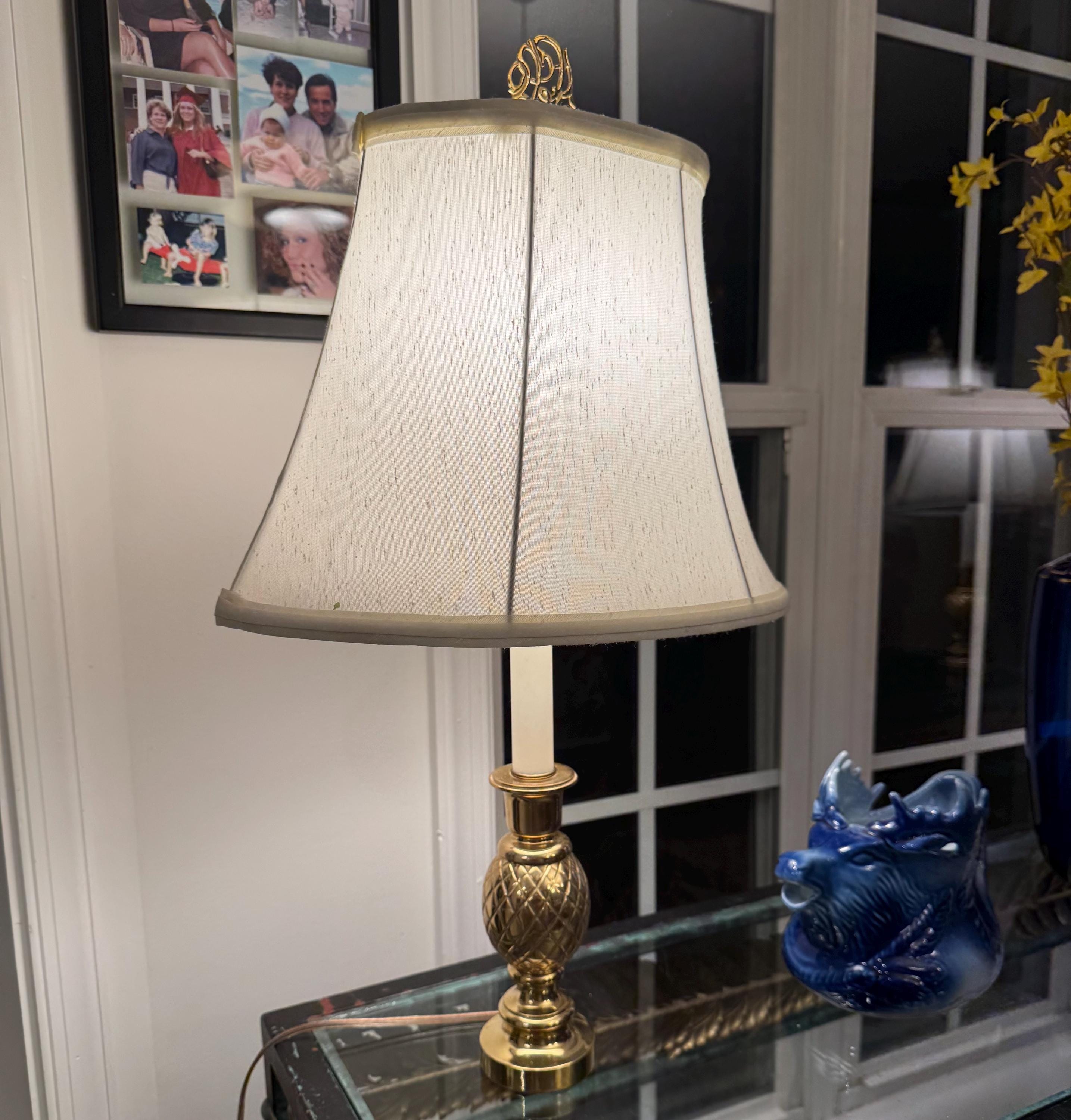 LAMPE DE TABLE ANANAS CÉRAMIQUE OR 35CM LAMPE DE TABLE ANANAS CÉRAMIQUE OR 35CM