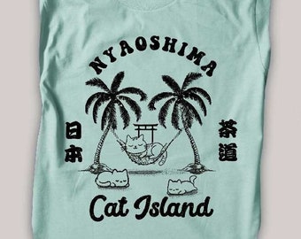 00 NIPPON OPEN TEE 2 PACK Mサイズ Cat Island T-shirt Aoshima Japan Shirt Beach Okinawa - Unisex