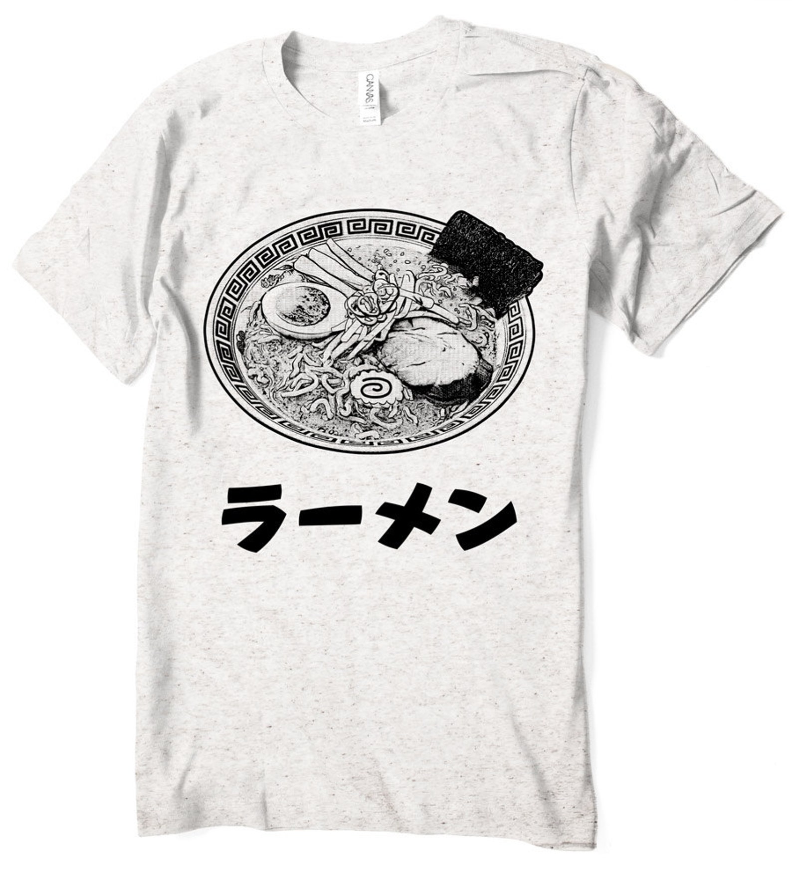 Ramen Shirt Japanese tshirt Men Women sizes Hand image 0.