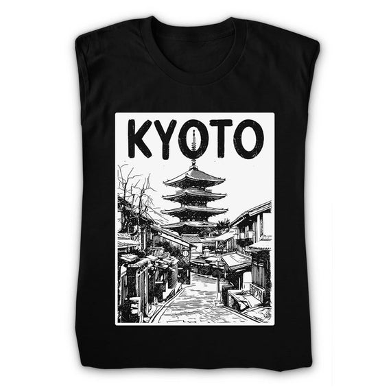 Kyoto T-shirt Japan Japanese Pagoda Shirt Ninenzaka - Men Sizes