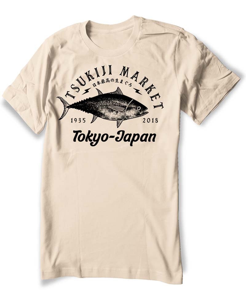 Tsukiji Fish Market Shirt Tokyo Shirt Japan Toyosu Tuna Maguro