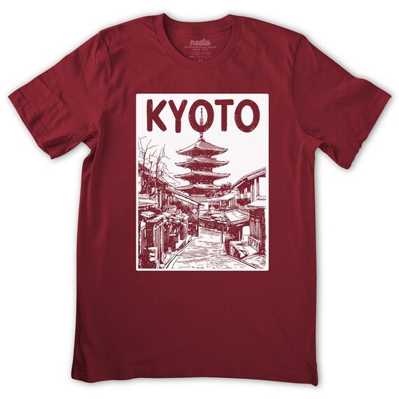 Kyoto T-shirt Japan Japanese Pagoda Shirt Ninenzaka - Men Sizes
