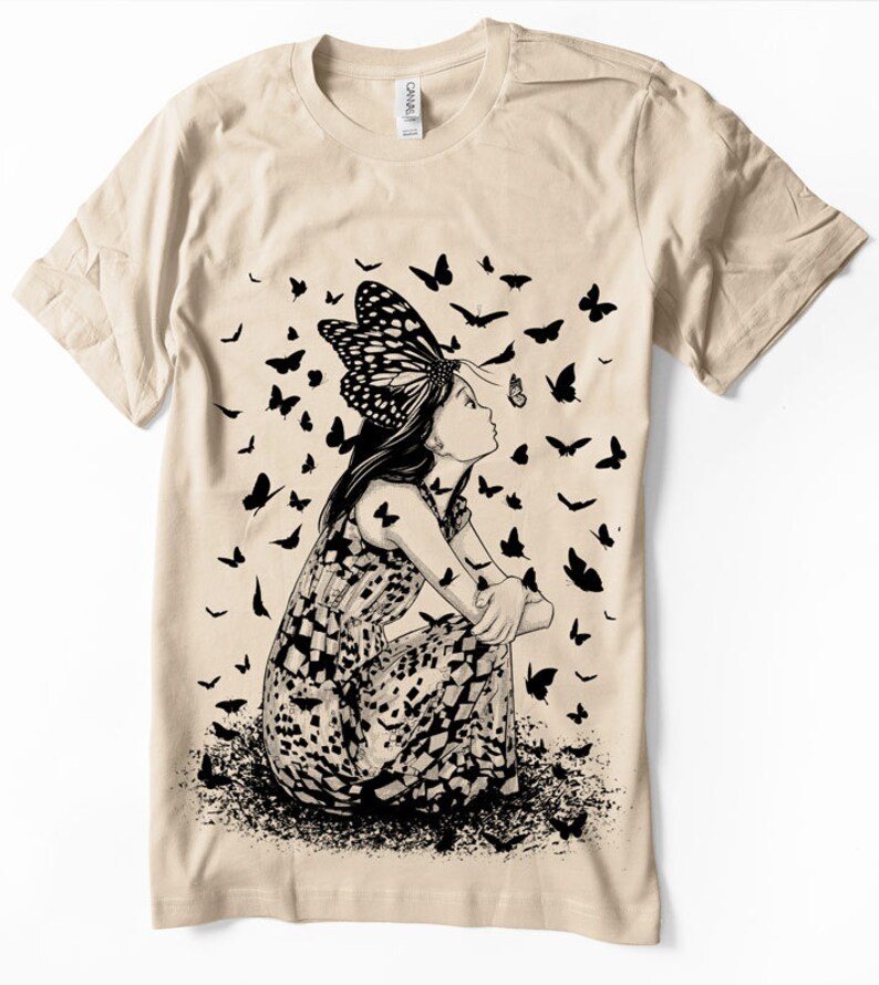 Anime Tshirt Japan Anime Girl Tee Manga Shirt Japanese Etsy