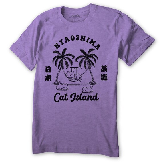 Cat Island T-shirt Aoshima Japan Shirt Beach Okinawa - Unisex