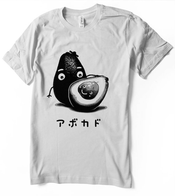 Avocado Shirt, Guacamole Tee shirt, vegan kawaii Shirt - women - men sizes hand screenprinted