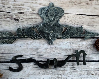 Irish Claddagh Weathervane Parts