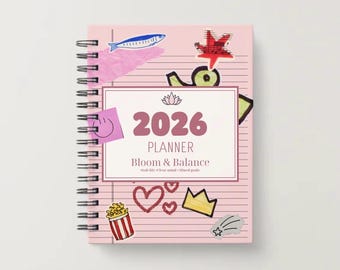 Pastel Digital Planner | Bloom & Balance, GoodNotes PDF (US Letter)