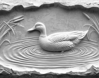 3D Illusion- 36 file- Duck Hunting Bundle | Laser Engraving Files-  Hunter, Mallard, Waterfowl JPG