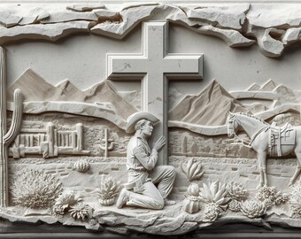 3D Illusion 50 file bundle Religious- Western theme for Laser Engraving- Digital Download