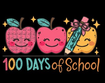 20+ Files- 100 Days of School SVG Bundle, Shirt Design, School Teacher Clipart, Instant Download.