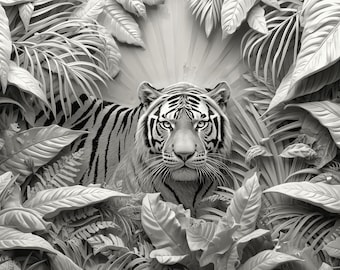 3D Illusion Animal SVG Bundle, Laser Engraving Files (Digital Download)