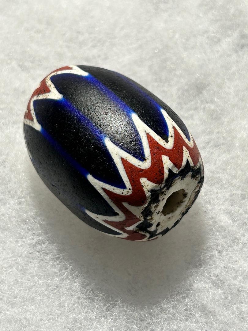 Glass chevron beads - Etsy 日本