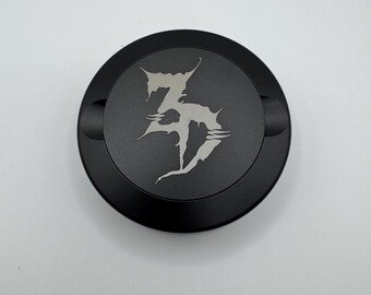 Lata de nicotina metálica grabada a medida, recipiente de nicotina personalizado