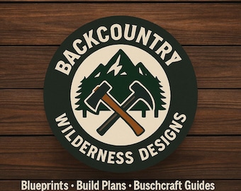 Folding Bushcraft Camp Chair Plans | DIY Camping Chair | Woodworking Build Plan PDF | Instant Download