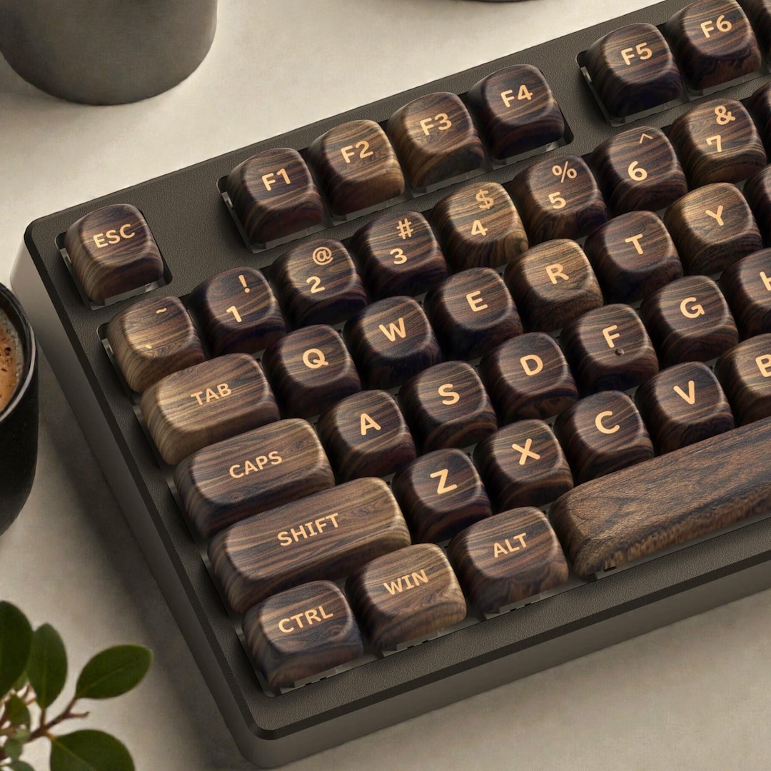 dark-walnut-wood-keycaps-130-keys-moa-profile-pbt-dye-sub-keycaps-for